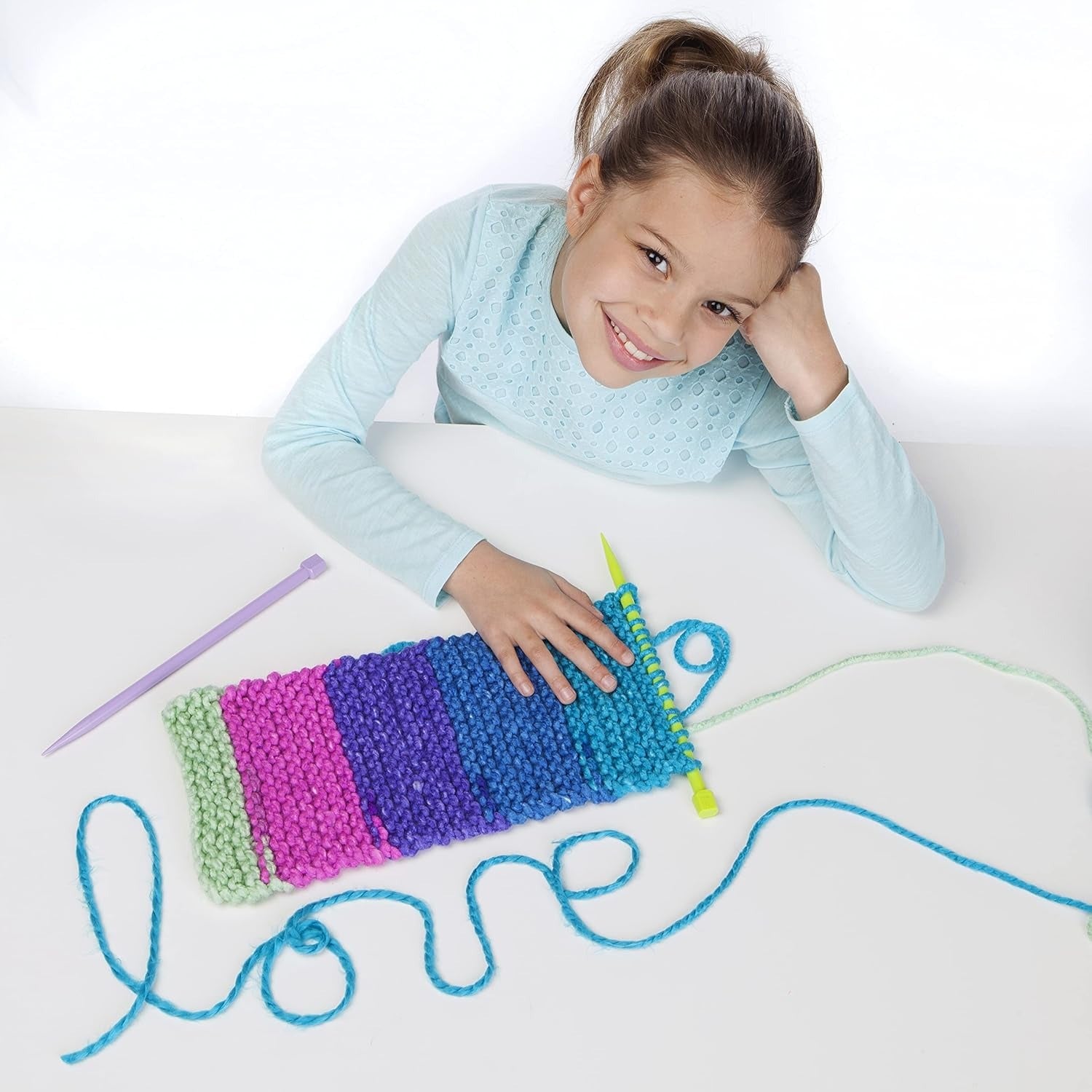 CREATIVITY FOR KIDS LEARN TO KNIT POCKET SCARF