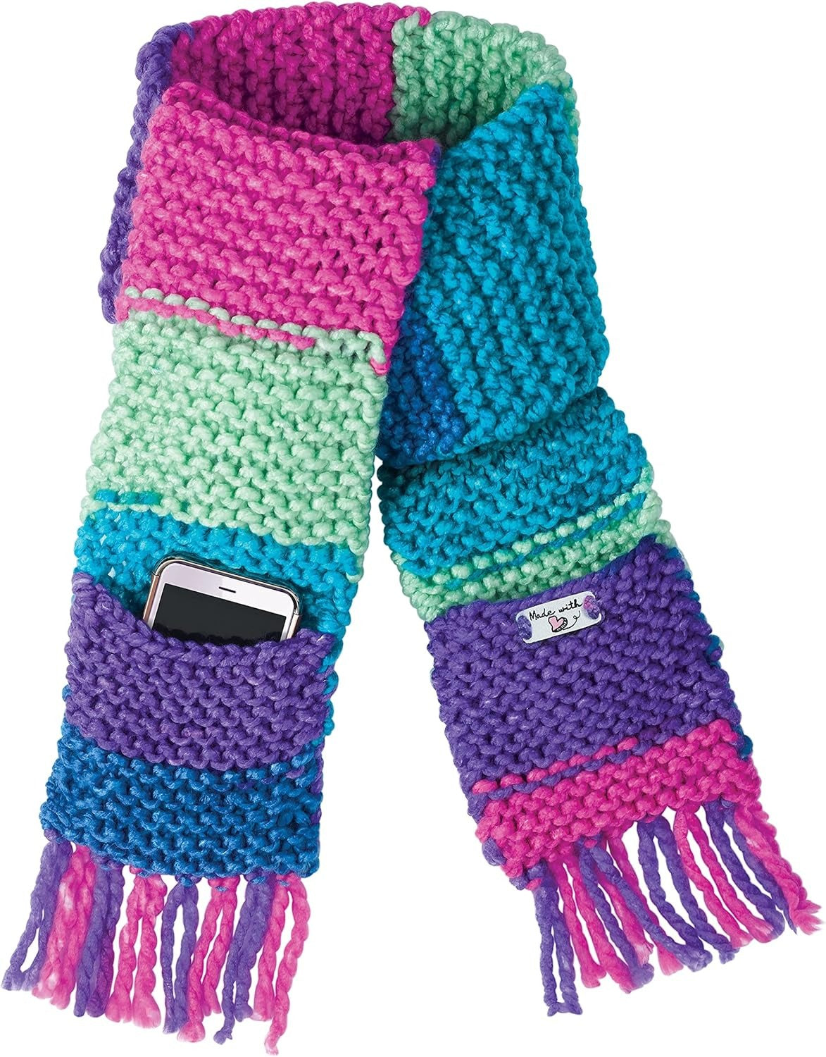 CREATIVITY FOR KIDS LEARN TO KNIT POCKET SCARF