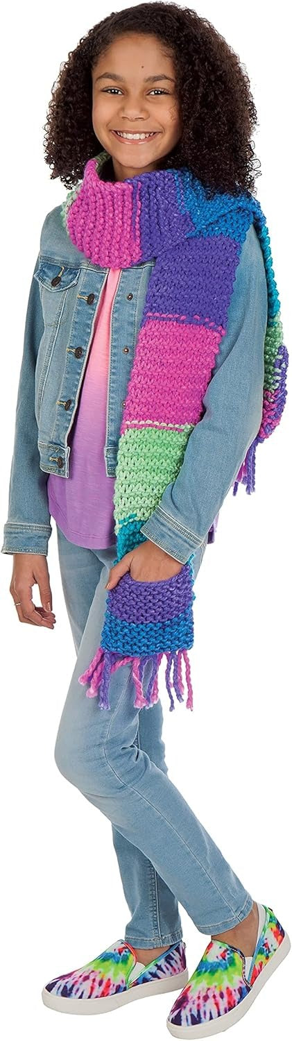 CREATIVITY FOR KIDS LEARN TO KNIT POCKET SCARF