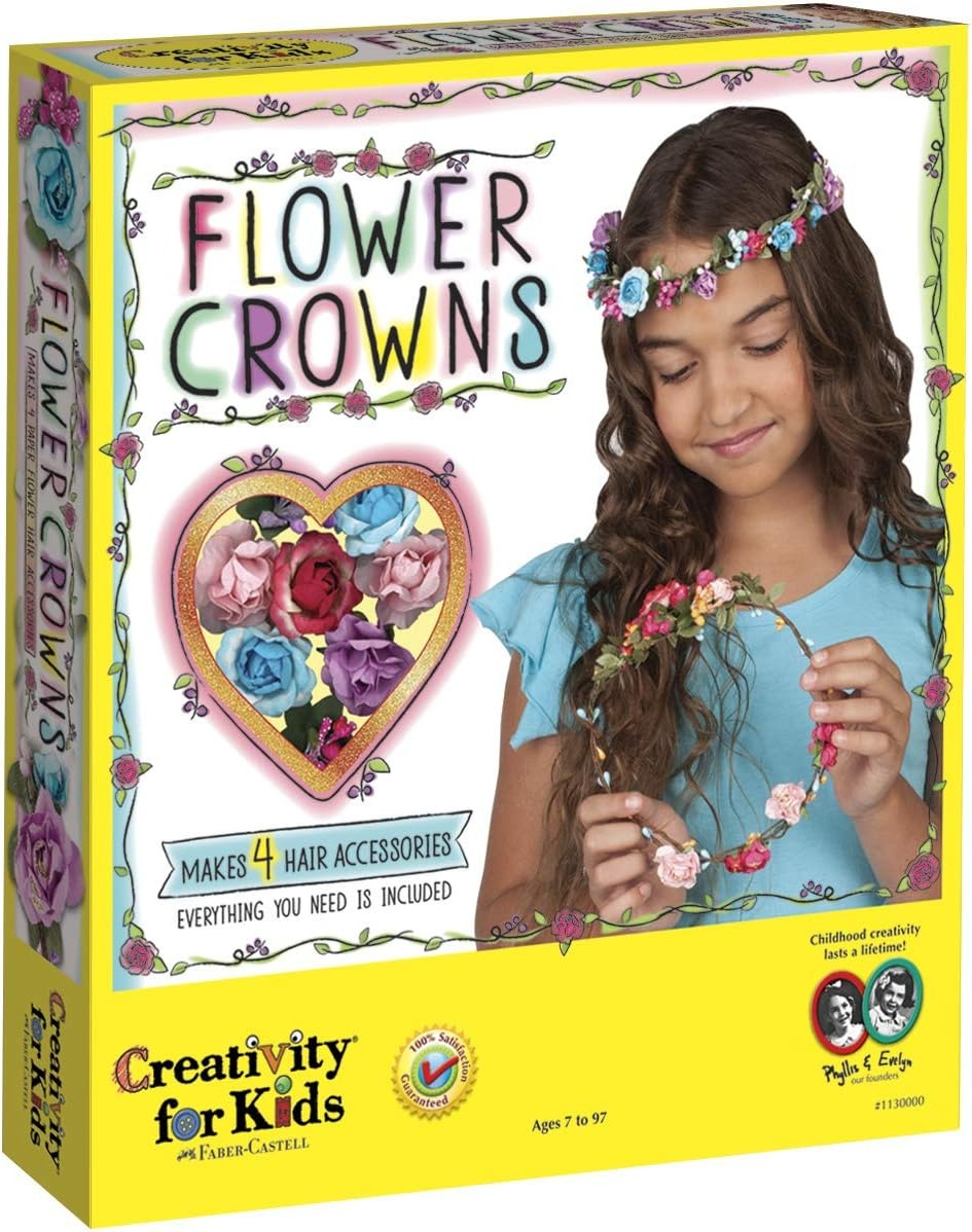CREATIVITY FOR KIDS  FLOWER CROWNS