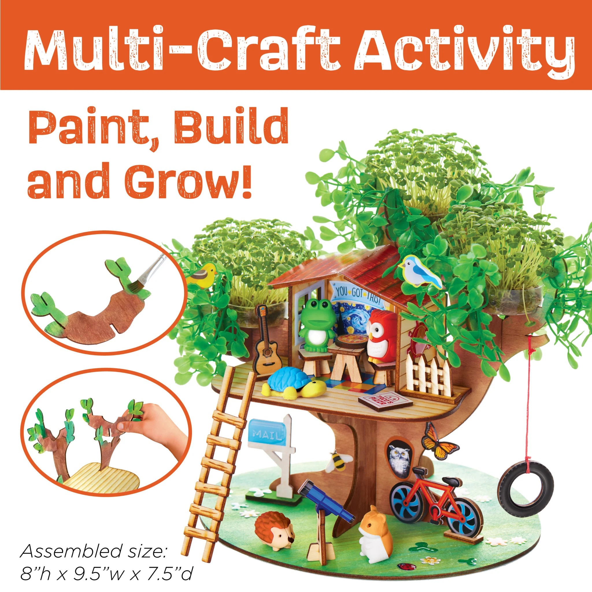 CREATIVITY FOR KIDS BUILD & GROW TREE HOUSE