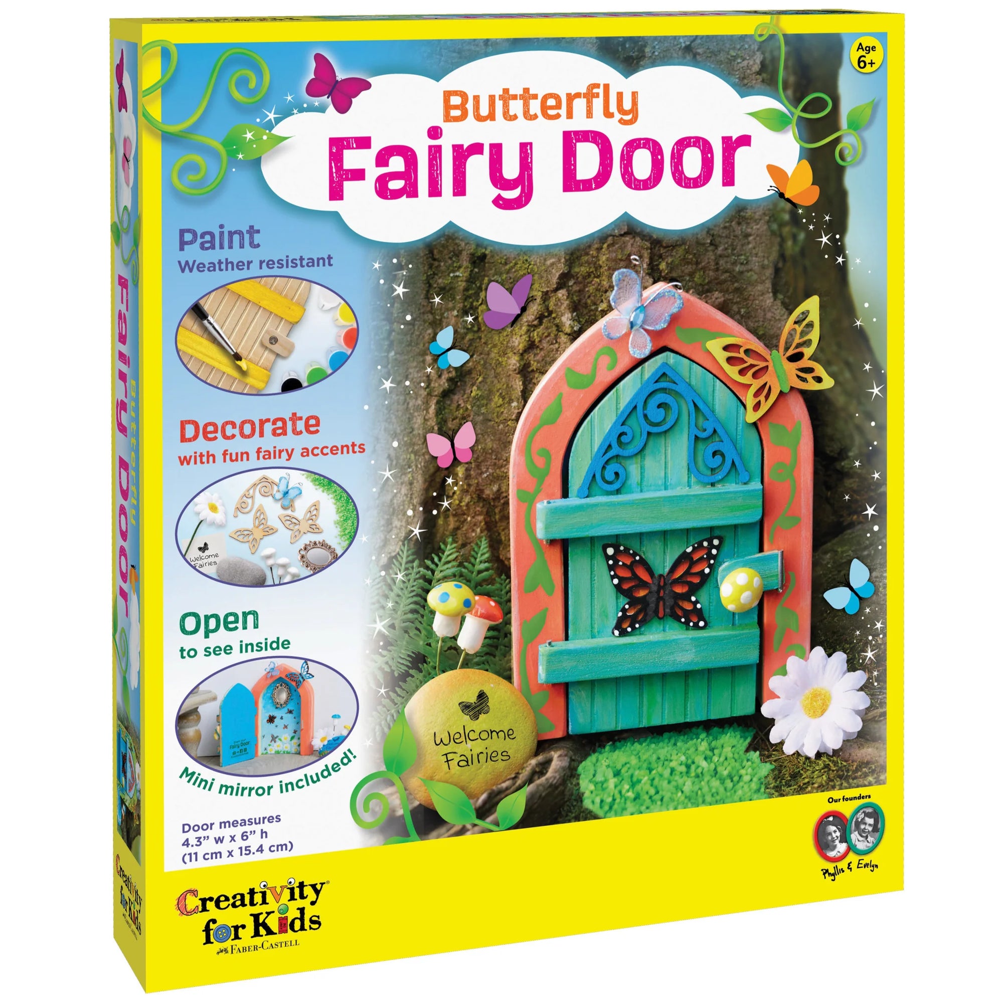 CREATIVITY FOR KIDS BUTTERFLY FAIRY DOOR