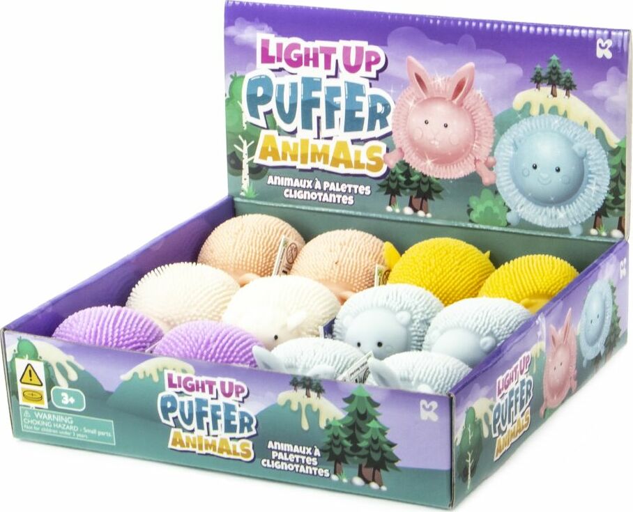 LIGHT UP PUFFER ANIMAL (random)