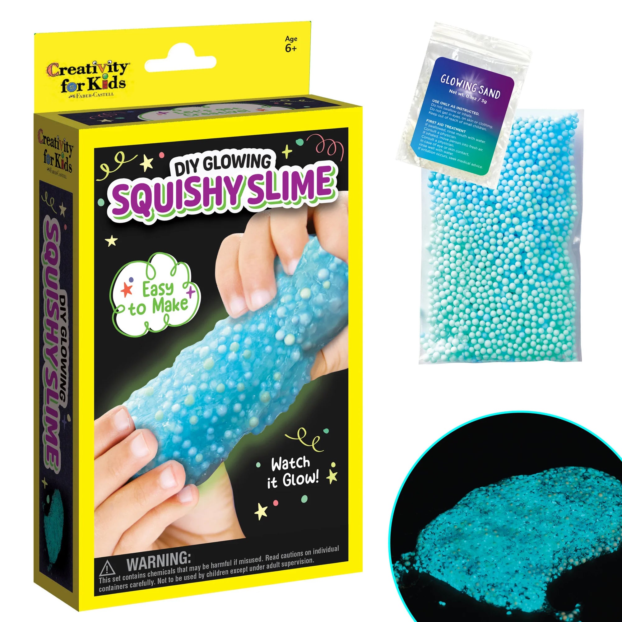 CREATIVITY FOR KIDS DIY GLOWING SQUISHY SLIME