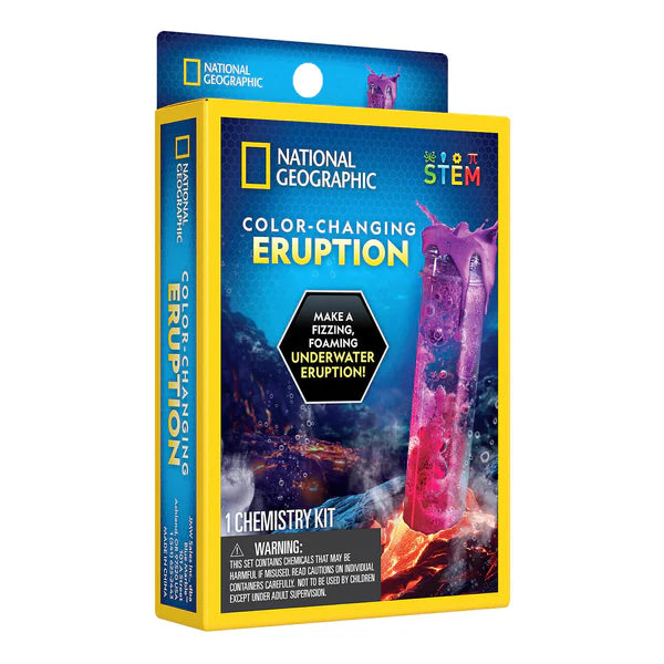 NATIONAL GEOGRAPHIC COLOR CHANGING ERUPTION