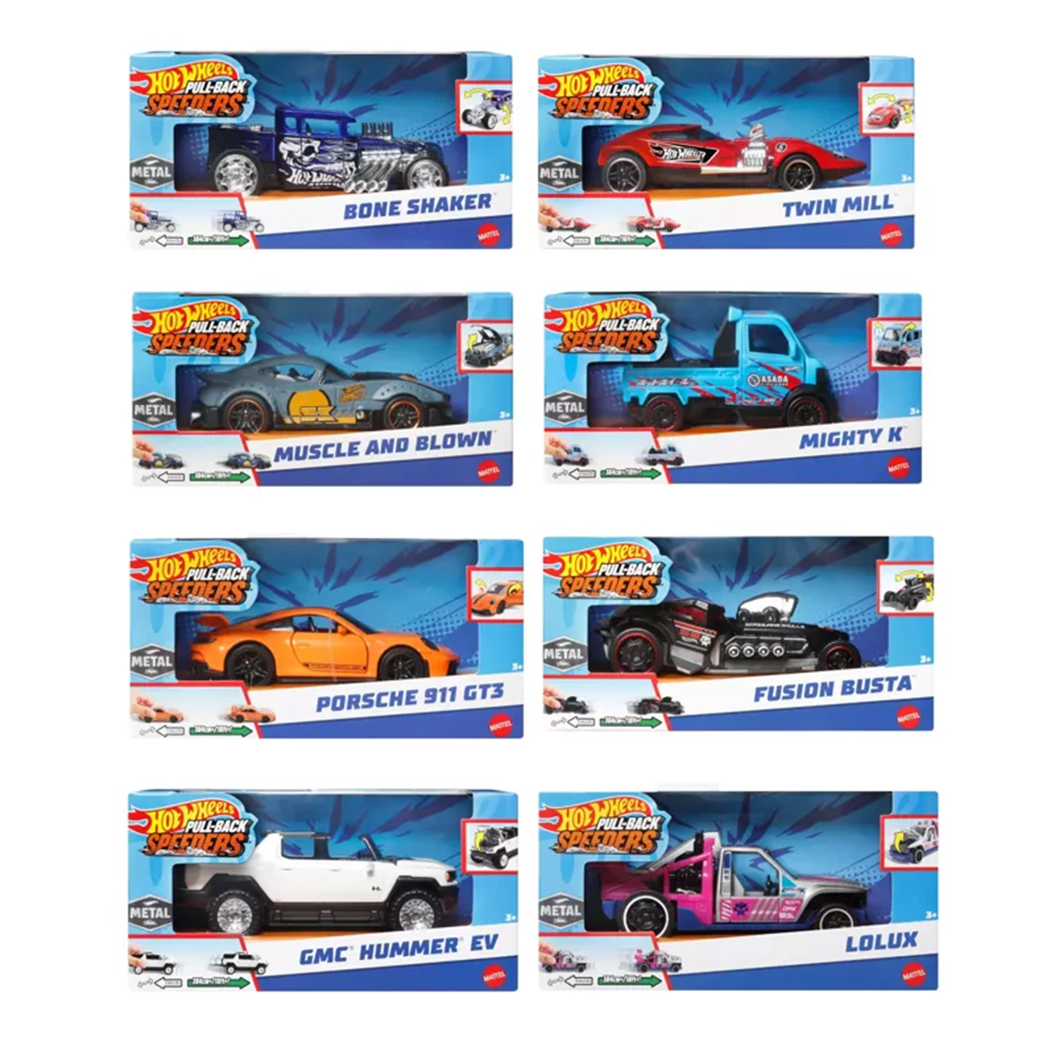 HOT WHEELS PULLBACKS SINGLES (RANDOM)