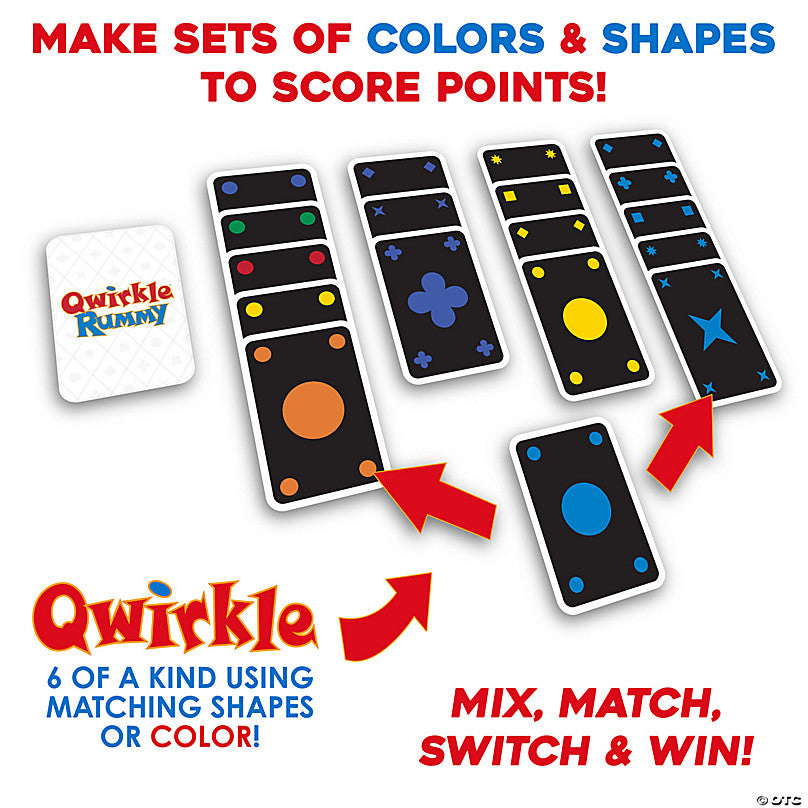 QWIRKLE RUMMY CARD GAME
