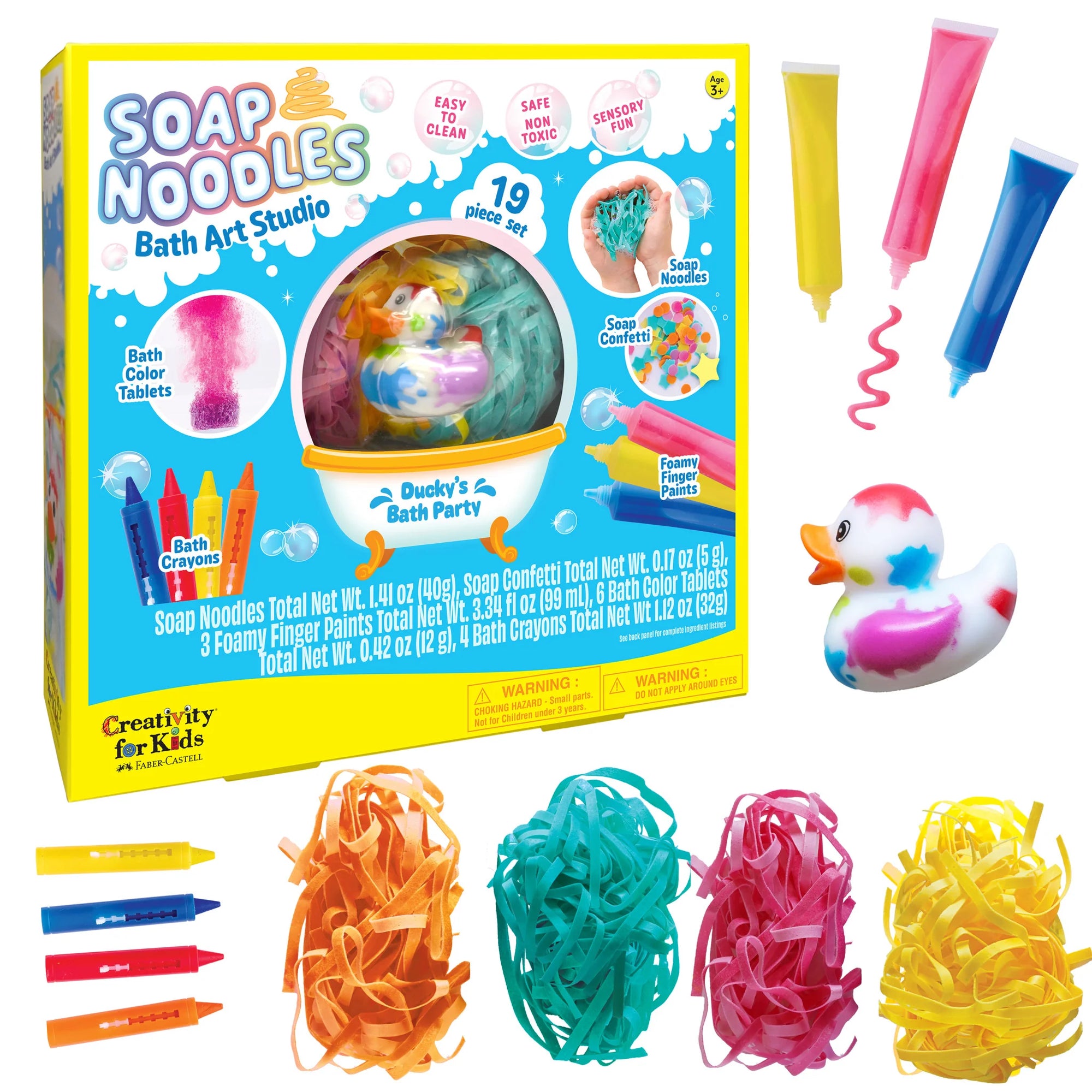 CREATIVITY FOR KIDS SOAP NOODLES BATH ART STUDIO