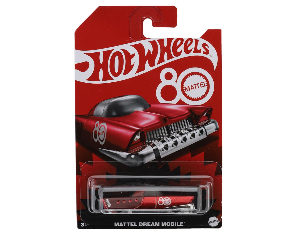 Hot Wheels Mattel Dream Mobile, Collectible, 1:64 Scale Toy Car Celebrating Mattel's 80Th Anniversary