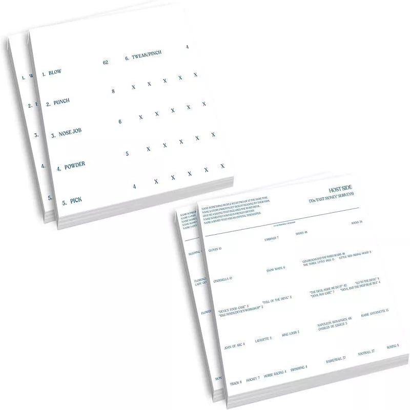 Family FEUD Retro Edition Card Game, 1970s Episodes’ Questions & Answers