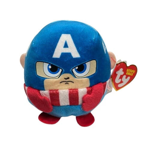 Ty Puffies Marvel Super Heroes - Captain America