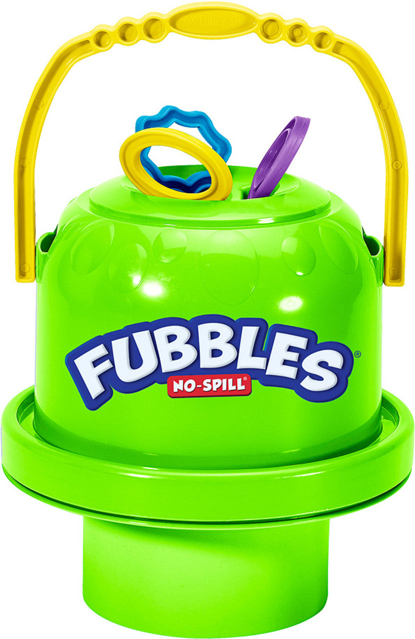FUBBLES NO-SPILL BIG BUBBLE BUCKET WITH
BUBBLES