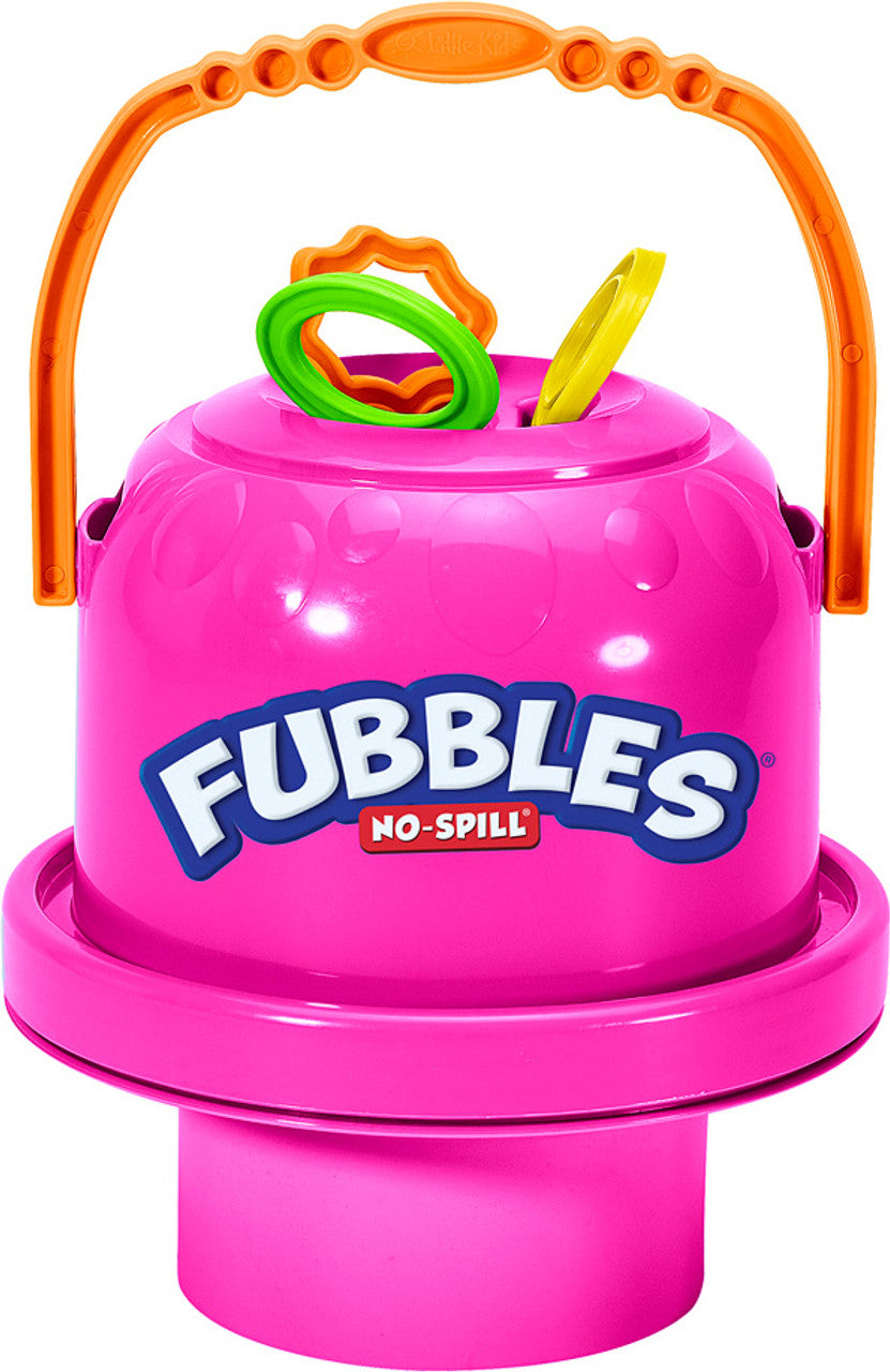 FUBBLES NO-SPILL BIG BUBBLE BUCKET WITH
BUBBLES