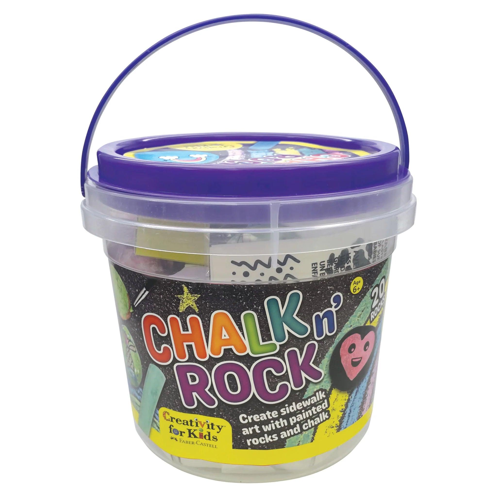 CREATIVITY FOR KIDS CHALK N` ROCK BUCKET