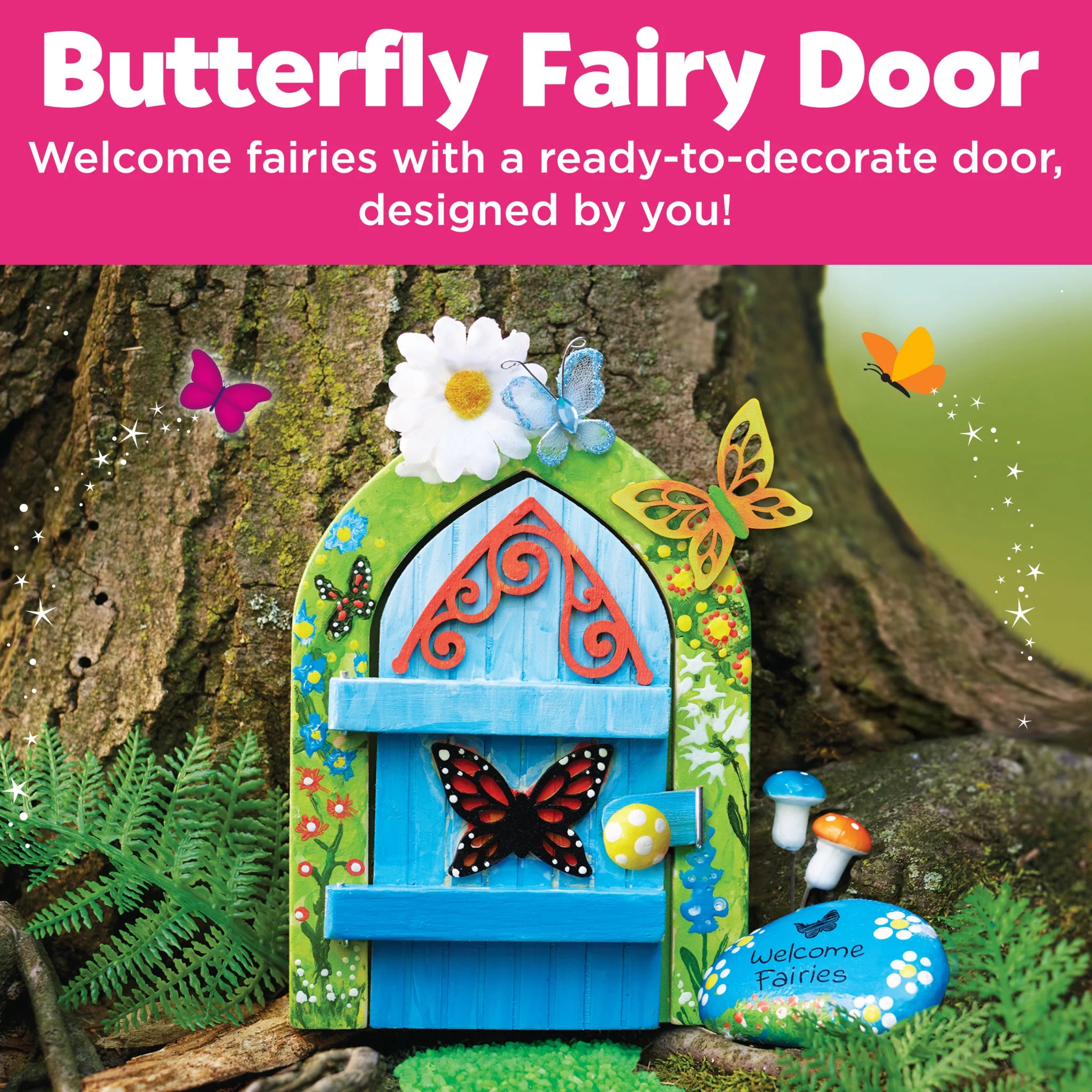 CREATIVITY FOR KIDS BUTTERFLY FAIRY DOOR
