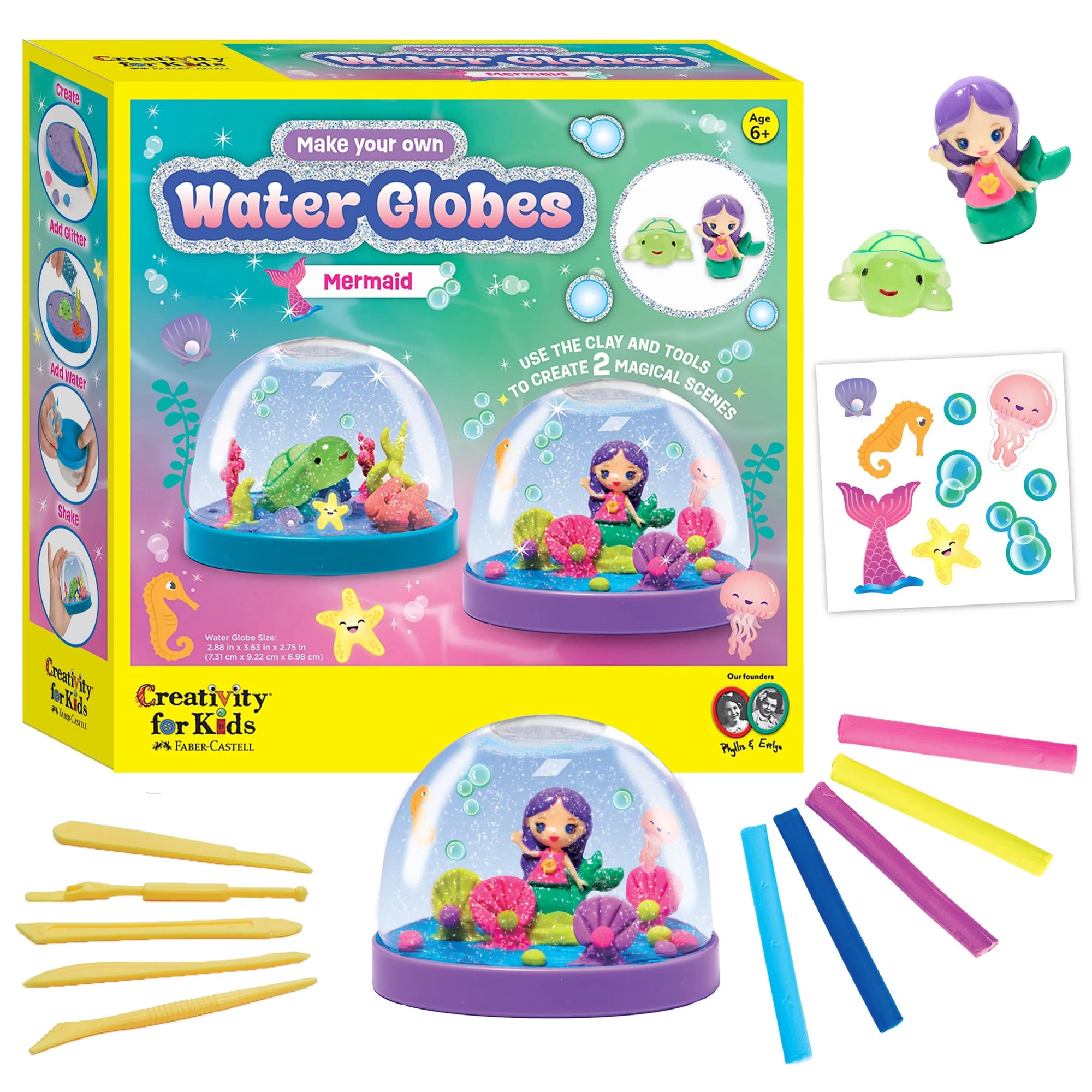 CREATIVITY FOR KIDS MAKE YOUR WATER GLOBES - MERMAID